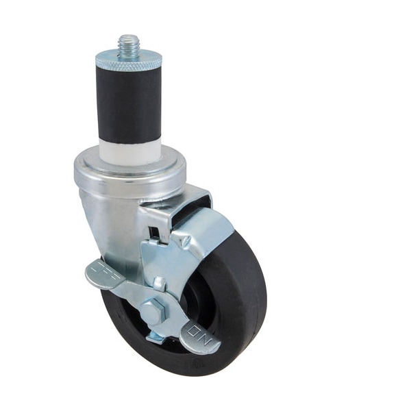 Caster, Stem 4"Od, Swvl, W /Brk